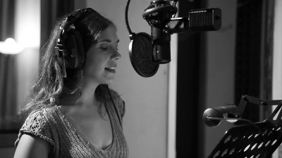 Grazia Cinquetti in studio